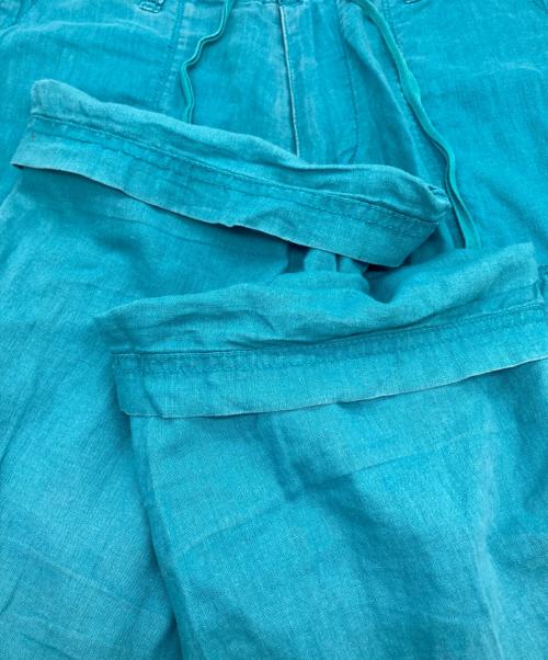 Patagonia（パタゴニア）Patagonia (パタゴニア) ヘンプ混パンツ スカイブルー サイズ:Sの古着・服飾アイテム