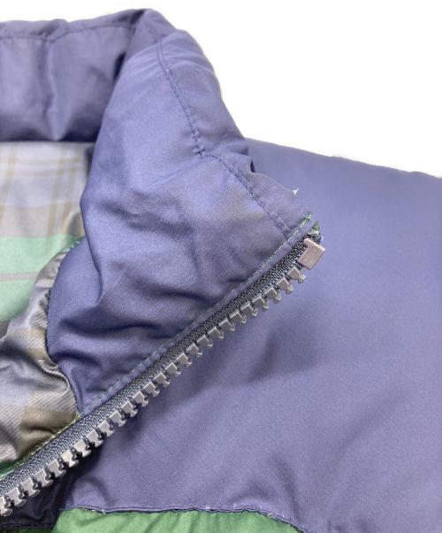 POLO RALPH LAUREN（ポロ・ラルフローレン）POLO RALPH LAUREN (ポロ・ラルフローレン) ダウンベスト グリーン×ネイビー サイズ:XXLの古着・服飾アイテム