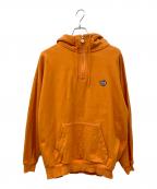 KEBOZケボズ）の古着「ハーフジップパーカー」｜オレンジ