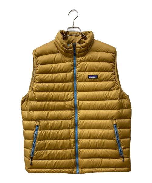 Patagonia（パタゴニア）Patagonia (パタゴニア) ダウンジャケット 黄土色 サイズ:XLの古着・服飾アイテム