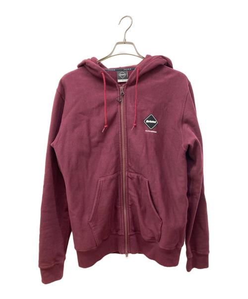 F.C.R.B.（エフシーレアルブリストル）F.C.R.B. (エフシーレアルブリストル) ジップパーカー レッド サイズ:Ｍの古着・服飾アイテム