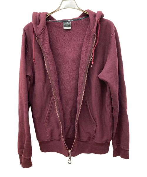 F.C.R.B.（エフシーレアルブリストル）F.C.R.B. (エフシーレアルブリストル) ジップパーカー レッド サイズ:Ｍの古着・服飾アイテム