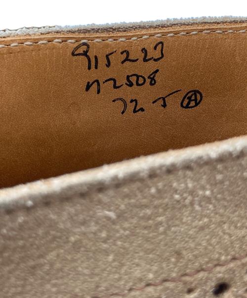 Tricker's（トリッカーズ）Tricker's (トリッカーズ) MALTON/スウェードウイングチップブーツ ベージュ サイズ:7 1/2の古着・服飾アイテム