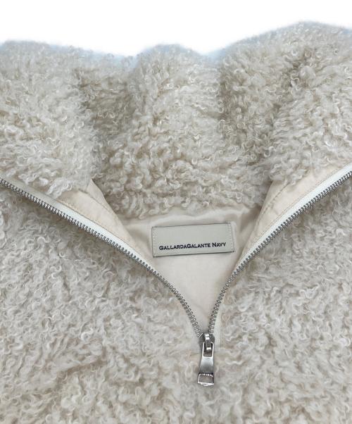 GALLARDA GALANTE（ガリャルダガランテ）GALLARDA GALANTE (ガリャルダガランテ) フェイクファーハーフZIPプルオーバー ベージュ サイズ:Fの古着・服飾アイテム