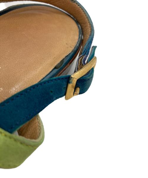 HERMES（エルメス）HERMES (エルメス) グラデュエーターサンダル マルチカラー サイズ:22.5の古着・服飾アイテム