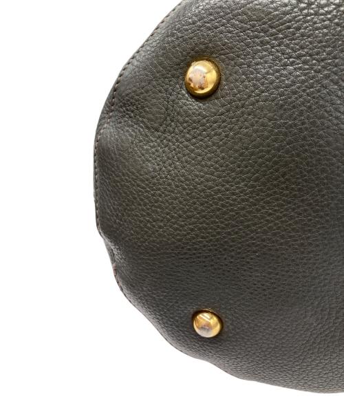 MARNI（マルニ）MARNI (マルニ) バケツ型ショルダーバッグ カーキの古着・服飾アイテム