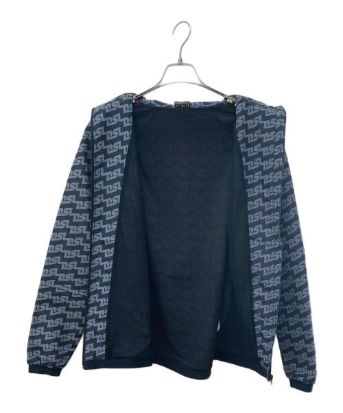 DIESEL（ディーゼル）DIESEL (ディーゼル) ナイロンジャケット ブラック×ネイビー サイズ:Sの古着・服飾アイテム