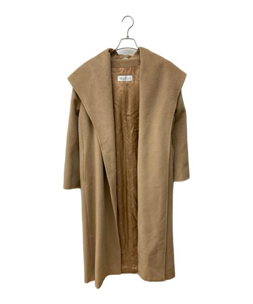 MaxMara（マックスマーラ）MaxMara (マックスマーラ) カシミヤ混ガウンコート ベージュ サイズ:36の古着・服飾アイテム