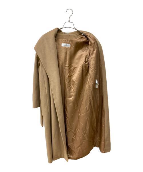 MaxMara（マックスマーラ）MaxMara (マックスマーラ) カシミヤ混ガウンコート ベージュ サイズ:36の古着・服飾アイテム