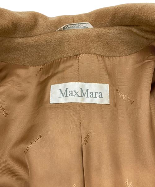 MaxMara（マックスマーラ）MaxMara (マックスマーラ) カシミヤ混ガウンコート ベージュ サイズ:36の古着・服飾アイテム