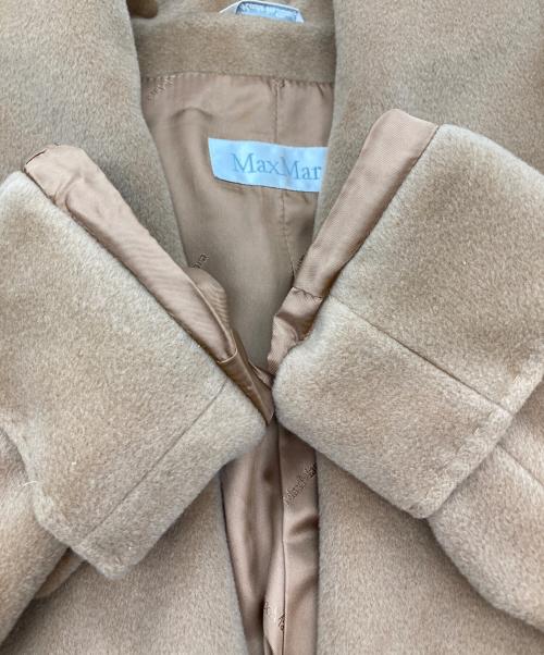 MaxMara（マックスマーラ）MaxMara (マックスマーラ) カシミヤ混ガウンコート ベージュ サイズ:36の古着・服飾アイテム