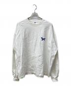 ADER error×maison kitsuneアーダーエラー×メゾンキツネ）の古着「コラボスウェット」｜ホワイト