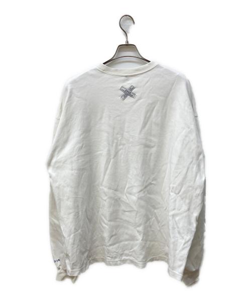 ADER error（アーダーエラー）ADER error (アーダーエラー) maison kitsune (メゾンキツネ) コラボスウェット ホワイト サイズ:A3の古着・服飾アイテム