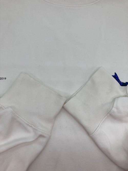 ADER error（アーダーエラー）ADER error (アーダーエラー) maison kitsune (メゾンキツネ) コラボスウェット ホワイト サイズ:A3の古着・服飾アイテム