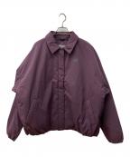 NEW BALANCEニューバランス）の古着「パデッドコーチジャケット」｜パープル