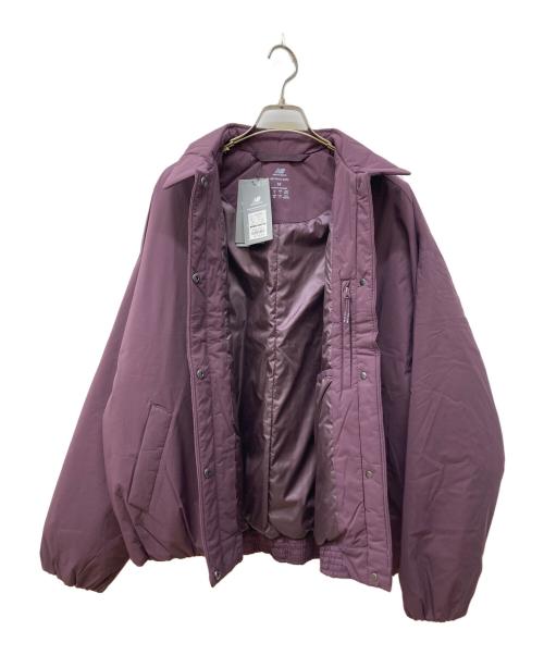 NEW BALANCE（ニューバランス）NEW BALANCE (ニューバランス) パデッドコーチジャケット パープル サイズ:L 未使用品の古着・服飾アイテム