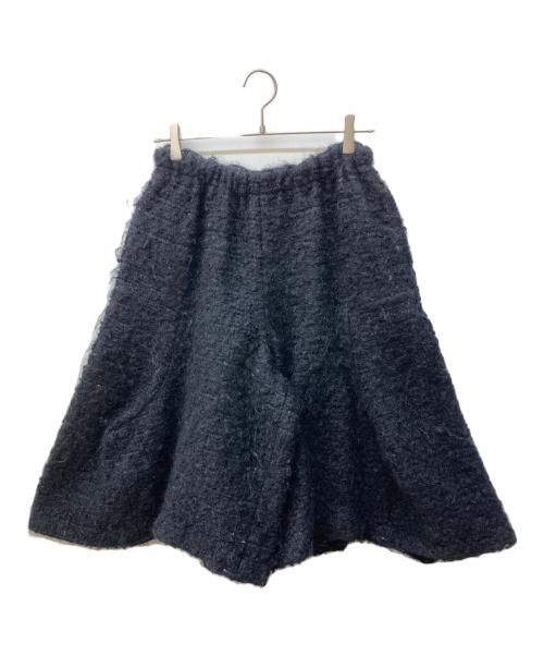 COMME des GARCONS COMME des GARCONS（コムデギャルソン コムデギャルソン）COMME des GARCONS COMME des GARCONS (コムデギャルソン コムデギャルソン) モヘアブレンドサルエルパンツ ブラック サイズ:XSの古着・服飾アイテム