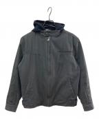 HARLEY-DAVIDSONハーレーダビッドソン）の古着「スウェットベストライナージャケット」｜ブラック×カーキ