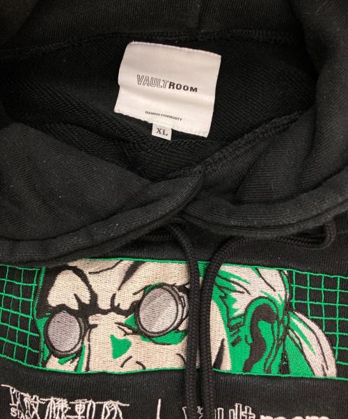 VAULTROOM（ボルトルーム）VAULTROOM (ボルトルーム) 攻殻機動隊 (コウカクキドウタイ) コラボパーカー ブラック サイズ:XLの古着・服飾アイテム