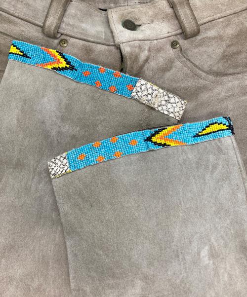 Schott（ショット）Schott (ショット) レザーパンツ ベージュ サイズ:W28の古着・服飾アイテム