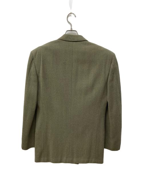 EMPORIO ARMANI（エンポリオアルマーニ）EMPORIO ARMANI (エンポリオアルマーニ) ダブルテーラードジャケット グリーン サイズ:XLの古着・服飾アイテム