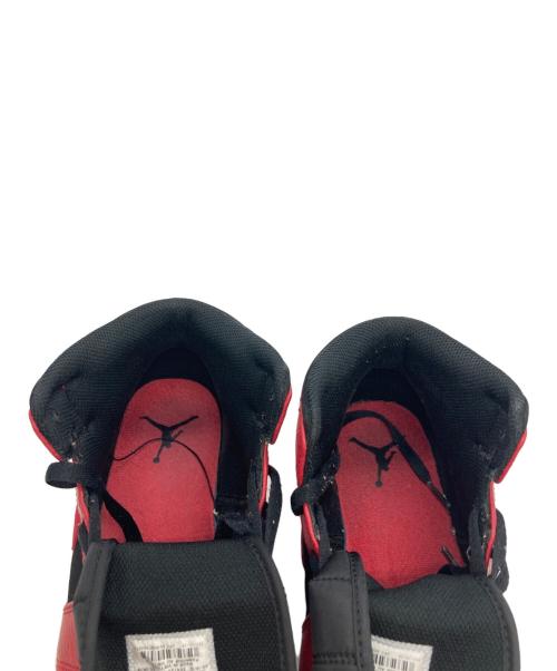 NIKE（ナイキ）NIKE (ナイキ) AIR JORDAN 1 MID/ハイカットスニーカー レッド サイズ:25.5の古着・服飾アイテム