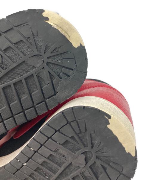 NIKE（ナイキ）NIKE (ナイキ) AIR JORDAN 1 MID/ハイカットスニーカー レッド サイズ:25.5の古着・服飾アイテム