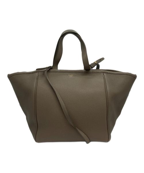 CELINE（セリーヌ）CELINE (セリーヌ) フォールドカバスモール/トートバッグ グレージュの古着・服飾アイテム