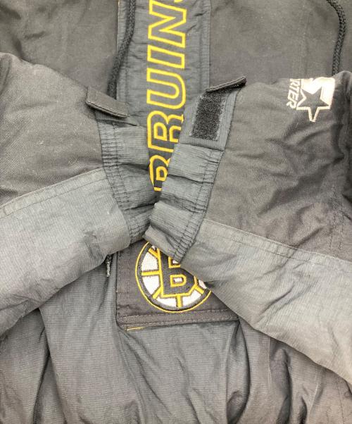 STARTER（スターター）STARTER (スターター) 中綿アノラックパーカー ブラック サイズ:Lの古着・服飾アイテム