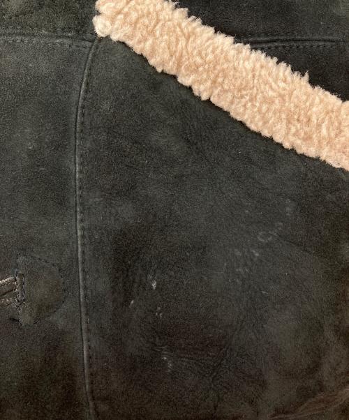 TEODEM（テオデム）teodem (テオデム) ムートンジャケット ブラック サイズ:Lの古着・服飾アイテム