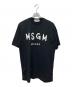 MSGM（エムエスジーエム）の古着「ロゴワンピース」｜ブラック