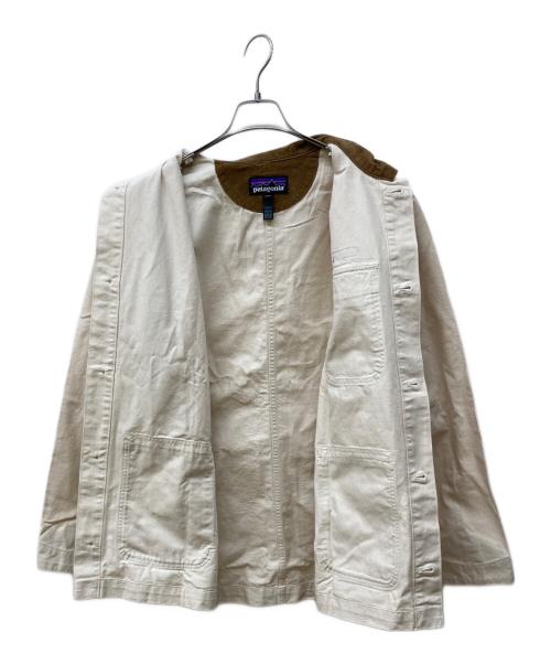 Patagonia（パタゴニア）Patagonia (パタゴニア) ポイント・レイズ・キャンバス・ジャケット アイボリー サイズ:Lの古着・服飾アイテム