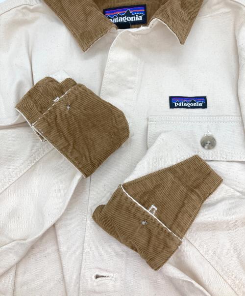Patagonia（パタゴニア）Patagonia (パタゴニア) ポイント・レイズ・キャンバス・ジャケット アイボリー サイズ:Lの古着・服飾アイテム