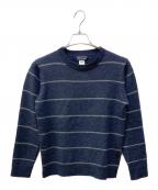Patagoniaパタゴニア）の古着「ボーダーニット」｜ネイビー