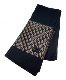 CHANEL（シャネル）の古着「ココマークカシミヤブレンドマフラー」｜ブラック