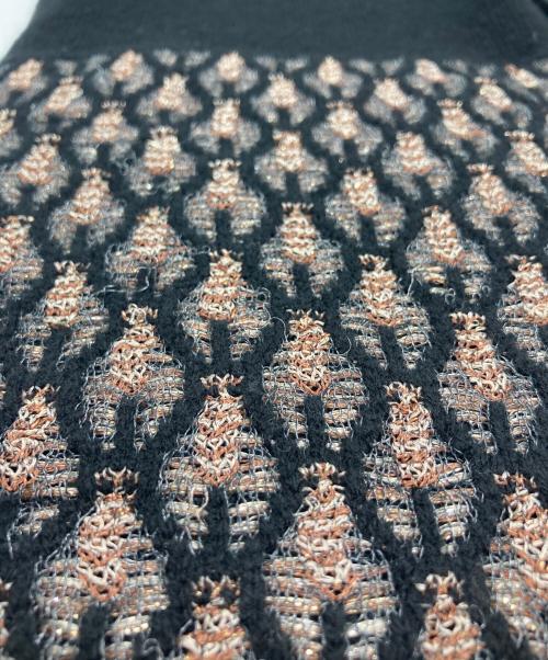 CHANEL（シャネル）CHANEL (シャネル) ココマークカシミヤブレンドマフラー ブラックの古着・服飾アイテム