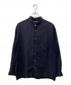 ISSEY MIYAKEイッセイミヤケ）の古着「バンドカラーシャツ」｜ブラック