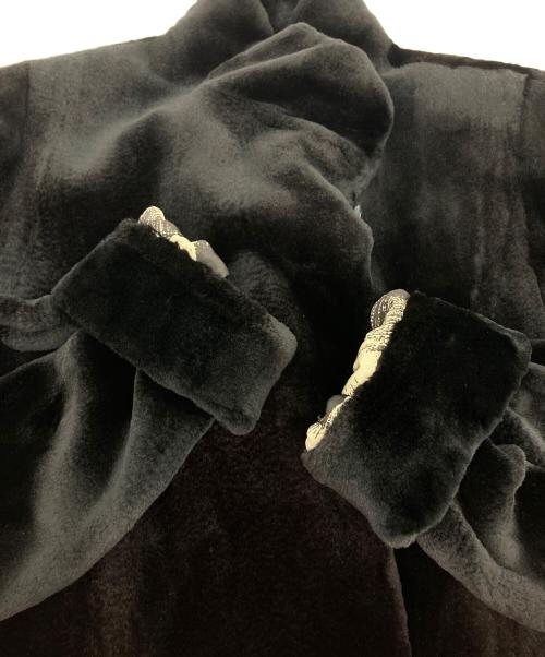 FABIO MANTEGAZZA（ファビオモンテガ）FABIO MANTEGAZZA (ファビオモンテガ) ミンクファーハーフコート ブラウン サイズ:FREEの古着・服飾アイテム