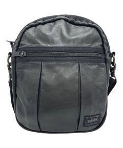中古・古着通販】PORTER (ポーター) スクエアレザーショルダーバッグ
