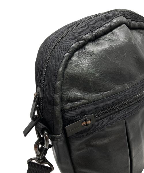PORTER（ポーター）PORTER (ポーター) オールレザーショルダーバッグ ブラックの古着・服飾アイテム