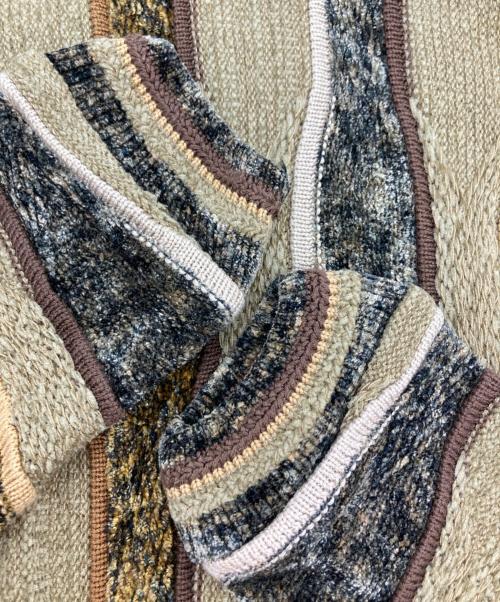 TUNDRA（ツンドラ）TUNDRA (ツンドラ) 3Dニット ブラウン サイズ:Lの古着・服飾アイテム