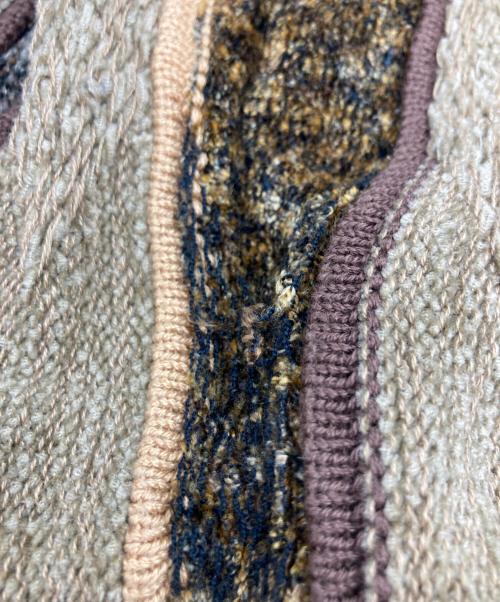 TUNDRA（ツンドラ）TUNDRA (ツンドラ) 3Dニット ブラウン サイズ:Lの古着・服飾アイテム