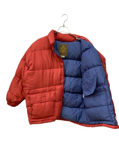FJALLRAVEN（フェールラーベン）FJALLRAVEN (フェールラーベン) ダウンジャケット レッド サイズ:Mの古着・服飾アイテム