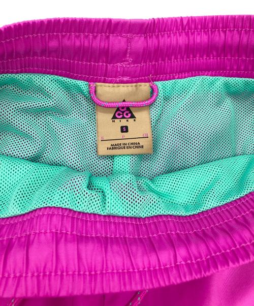 NIKE ACG（ナイキエーシージー）NIKE ACG (ナイキエーシージー) WOVEN shorts/ナイロンショーツ パープル サイズ:Sの古着・服飾アイテム