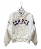 Swing sterスウィングスター）の古着「キルティングスタジャン」｜ホワイト