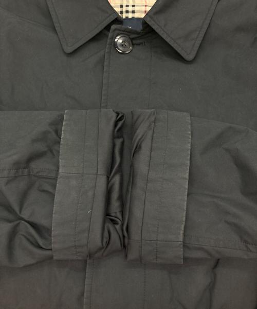 BURBERRY LONDON（バーバリーロンドン）BURBERRY LONDON (バーバリーロンドン) 裏ノヴァライナー付ステンカラーコート ブラック サイズ:Lの古着・服飾アイテム