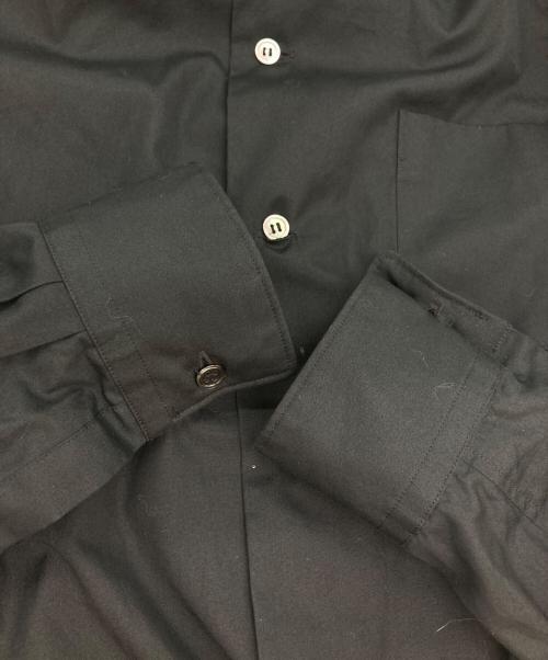 COMME des GARCONS（コムデギャルソン）COMME des GARCONS (コムデギャルソン) 袖ギャザー丸襟シャツ ブラック サイズ:XSの古着・服飾アイテム