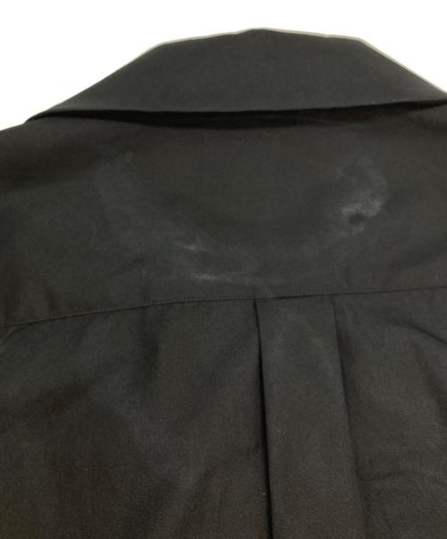 COMME des GARCONS（コムデギャルソン）COMME des GARCONS (コムデギャルソン) 袖ギャザー丸襟シャツ ブラック サイズ:XSの古着・服飾アイテム