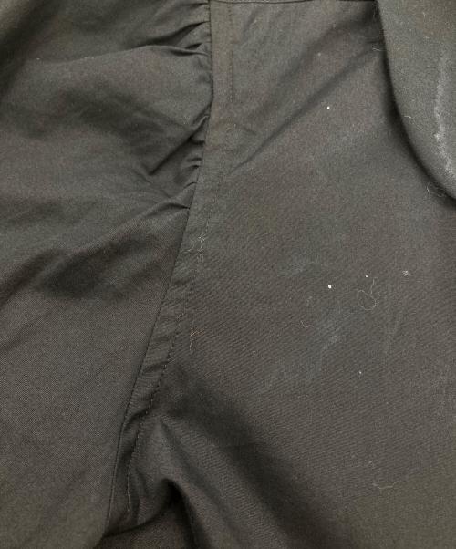 COMME des GARCONS（コムデギャルソン）COMME des GARCONS (コムデギャルソン) 袖ギャザー丸襟シャツ ブラック サイズ:XSの古着・服飾アイテム