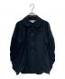 COMME des GARCONS（コムデギャルソン）の古着「袖ギャザー丸襟シャツ」｜ブラック